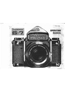 Pentax 6x7 manual. Camera Instructions.